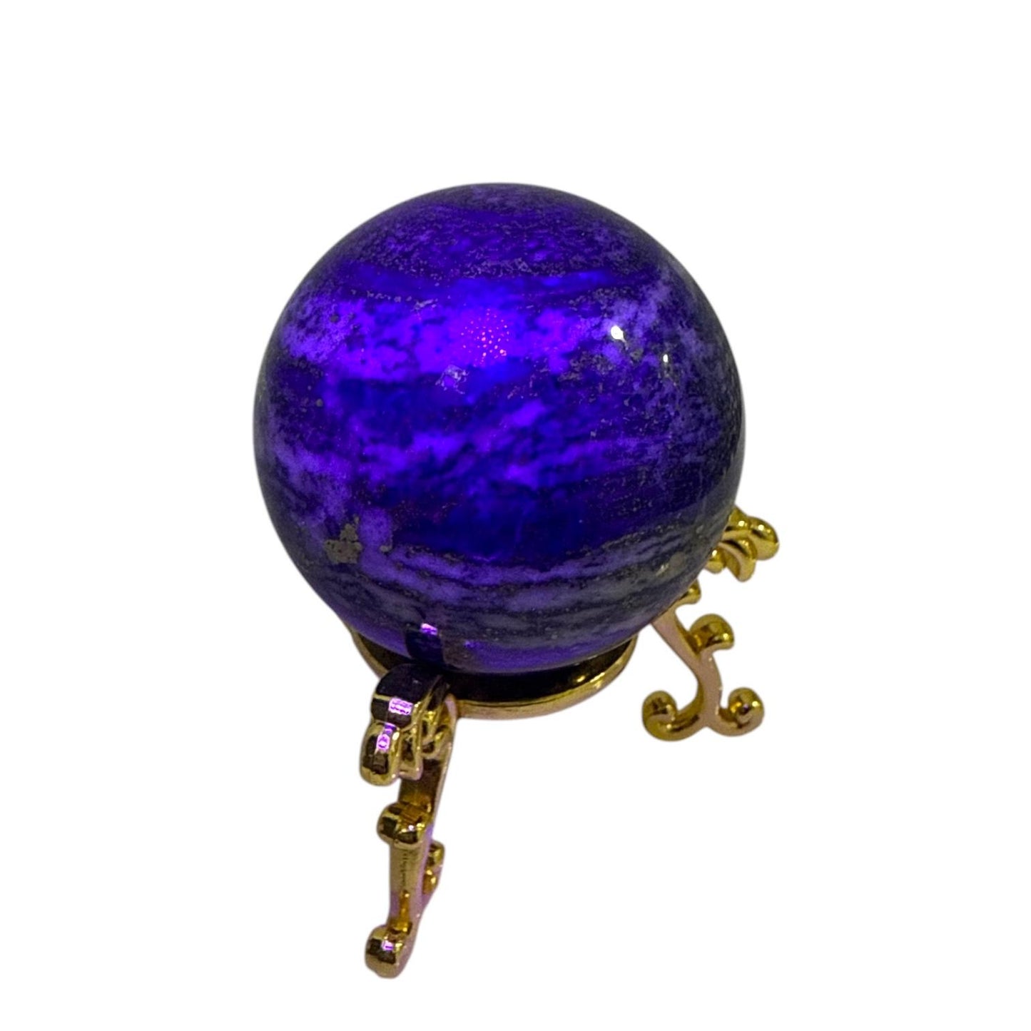 Lapis Lazuli Sphere | Ancient Wisdom & Royal Energy | Ethically Sourced from Chile | (I45)