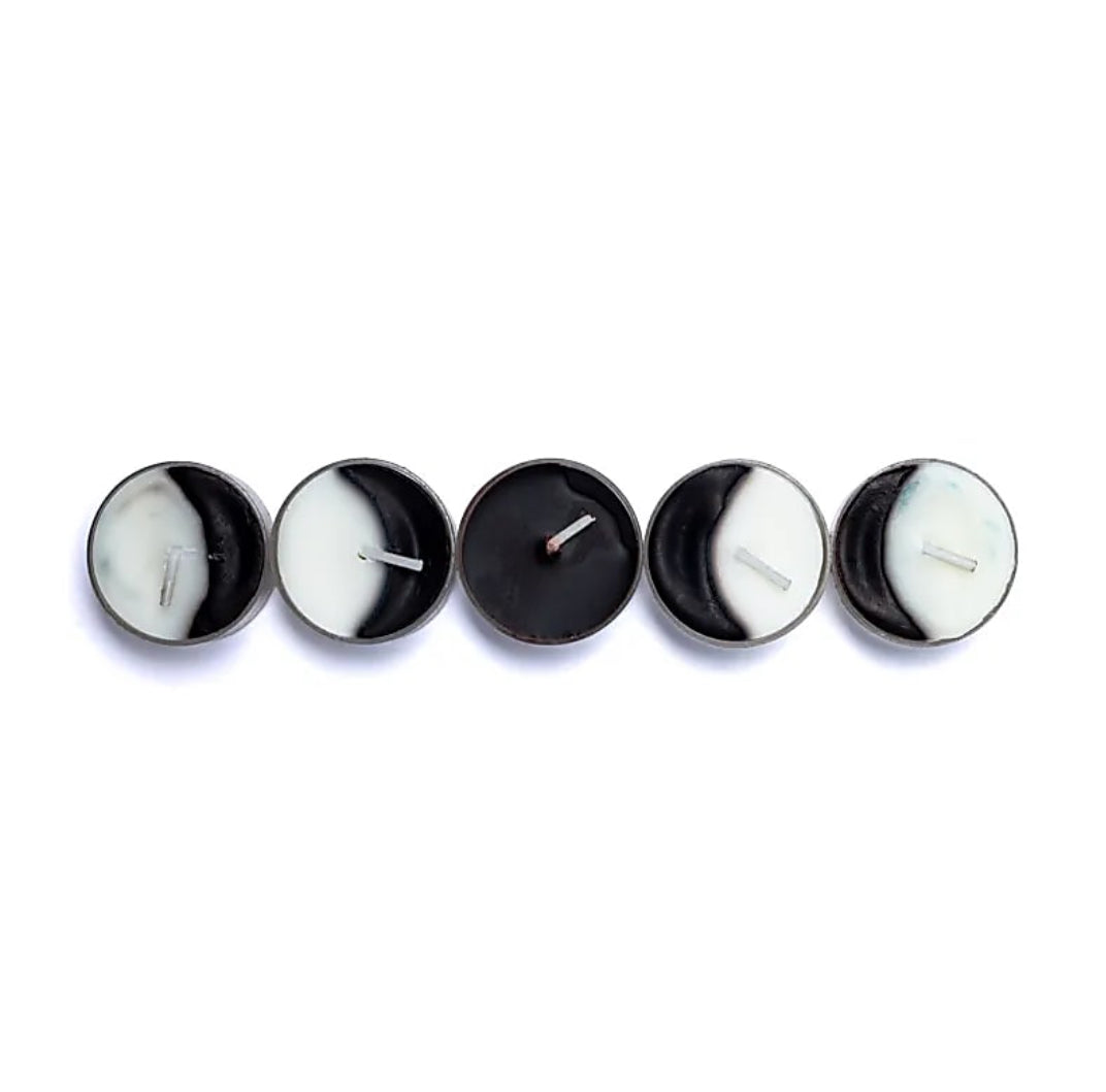 Moonphases Tealight Candle | 5-Set | PureWorks | Cosmic Candles