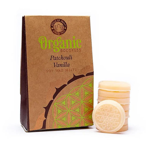 Patchouli & Vanilla Wax Melts | Organic Goodness | Soy Wax | Flower of Life