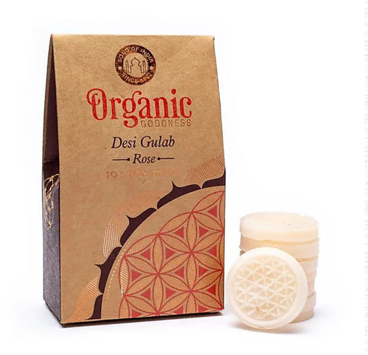 Desi Gulab Rose Wax Melts | Organic Goodness | Soy Wax | Flower of Life
