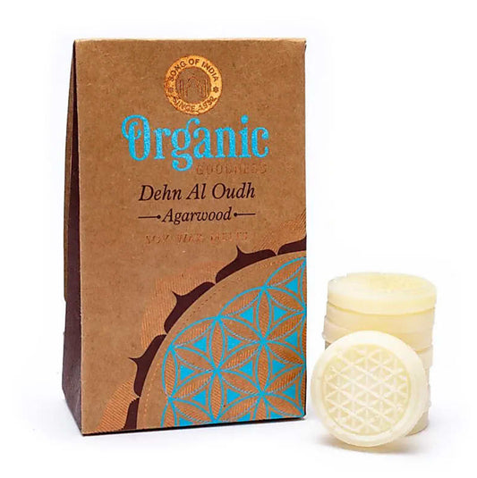 Dehn Al Oudh Agarwood Wax Melts | Organic Goodness | Soy Wax | Flower of Life